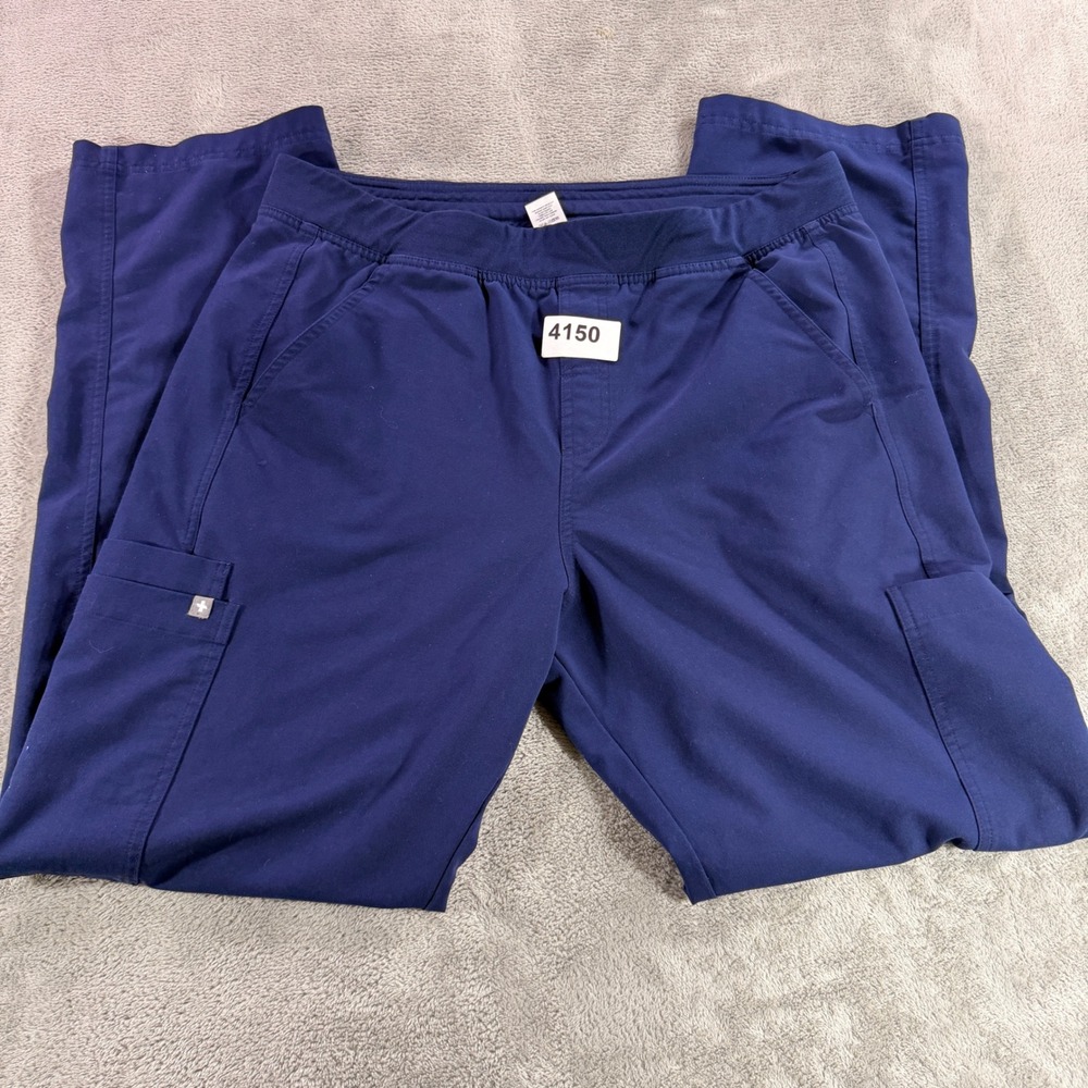 FIGS Scrub Pants Men XL Navy Blue Cargo Technical Collection T2001